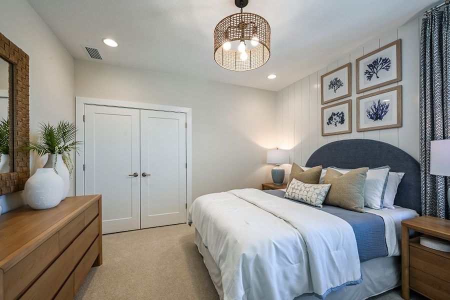 Representative furnished interior of a home built from the Key West II by Homes by WestBay in Crosswind Ranch, Parrish (Image 29).