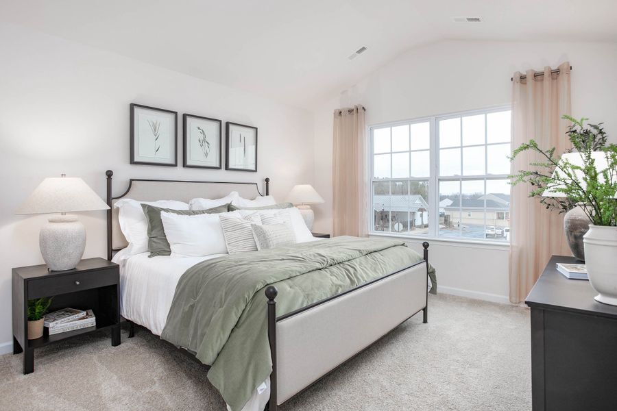 Representative furnished interior of a home built from the Newton by D.R. Horton in The Townes at Riley's Meadow, Haw River (Image 9). Representative furnished interior of a home built from the Newton by D.R. Horton in The Townes at Riley's Meadow, Haw River (Image 9).