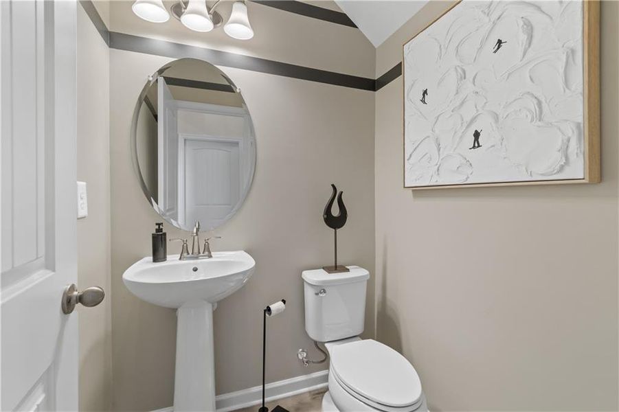 Furnished interior view inside a new home in Enclave at Evergreen, Fairburn (Image 10).