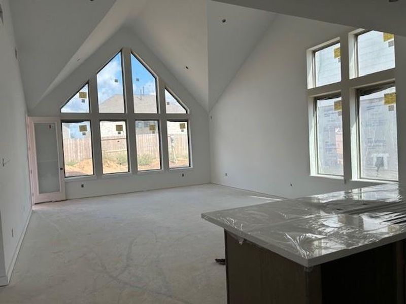 In-progress construction of a new home in Sienna 45', 50', Missouri City, TX (Image 8).