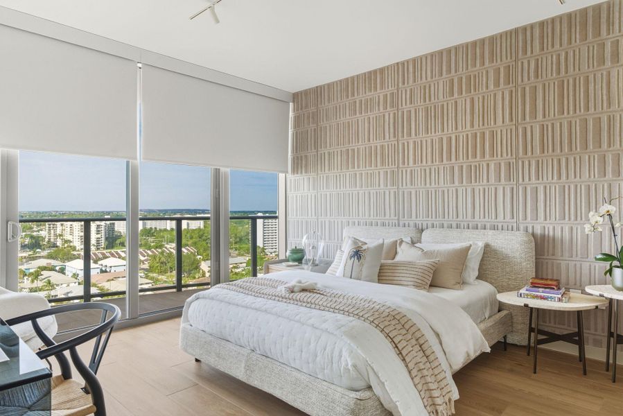 Furnished interior view inside a new home in , Pompano Beach (Image 37). Furnished interior view inside a new home in , Pompano Beach (Image 37).