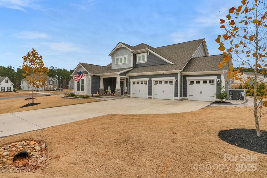 Front exterior of a new home in , Waxhaw, NC, highlighting curb appeal (Image 2).