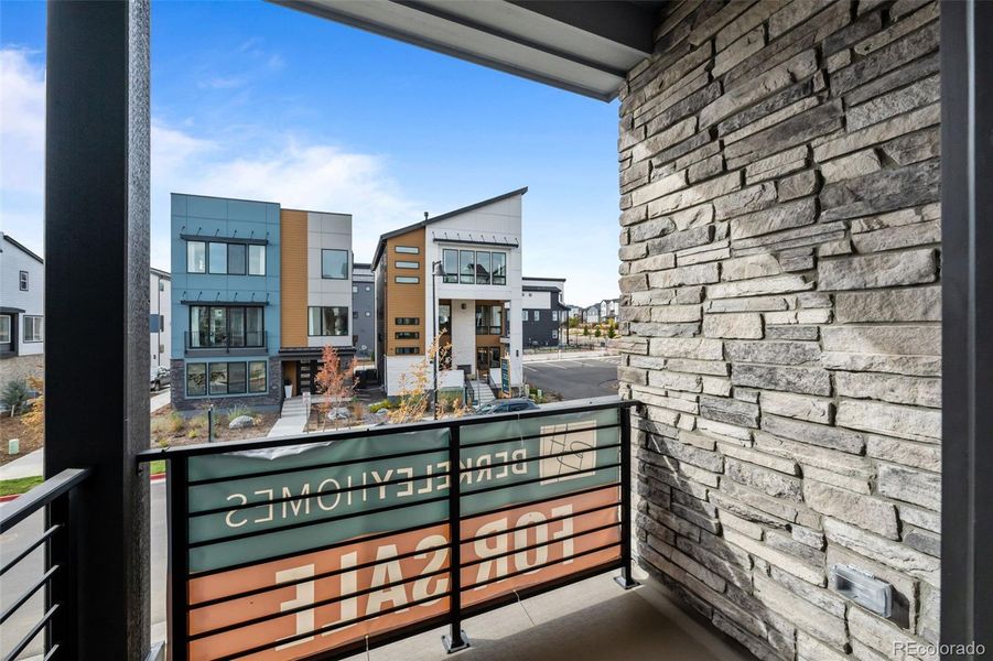 Exterior details and patio area of a home in Baseline, Broomfield (Image 25).