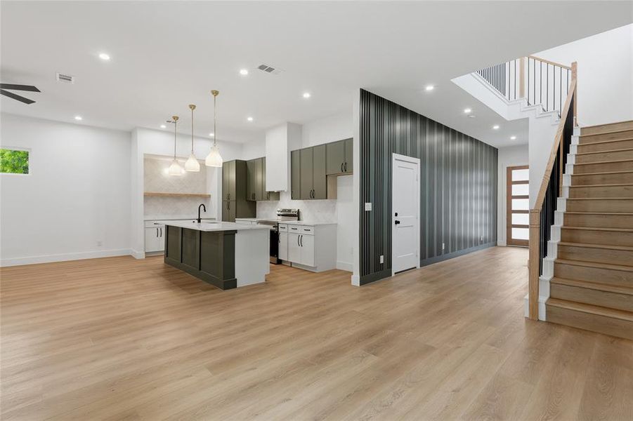 Furnished interior view inside a new home in , Dallas (Image 14).