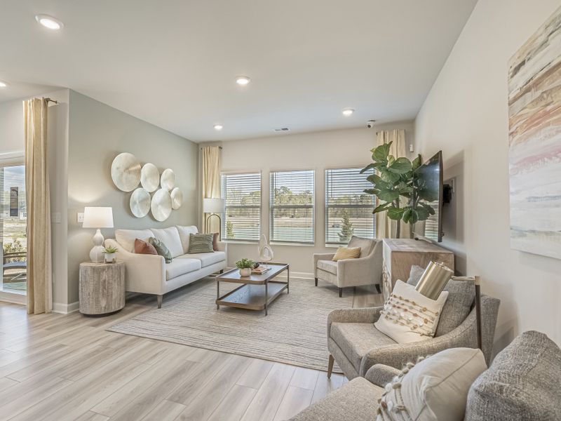 Furnished interior view inside a new home in Palmetto Place, Longs (Image 3).