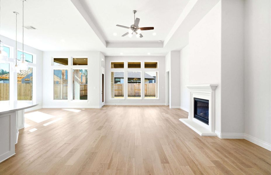 Spacious, unfurnished interior of a new home in The Highlands 55′, Porter (Image 24).