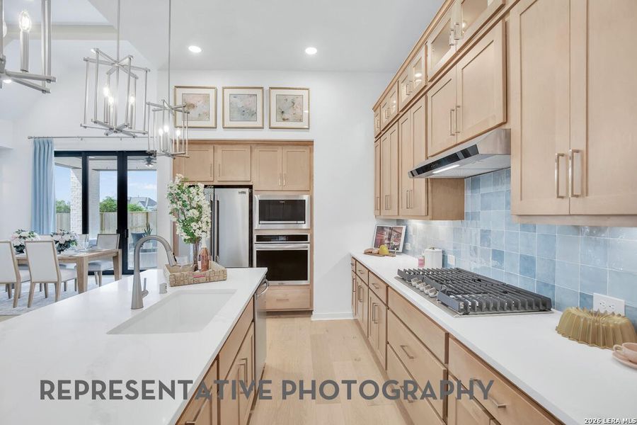 Furnished interior view inside a new home in The Ranches at Creekside, Boerne (Image 31).
