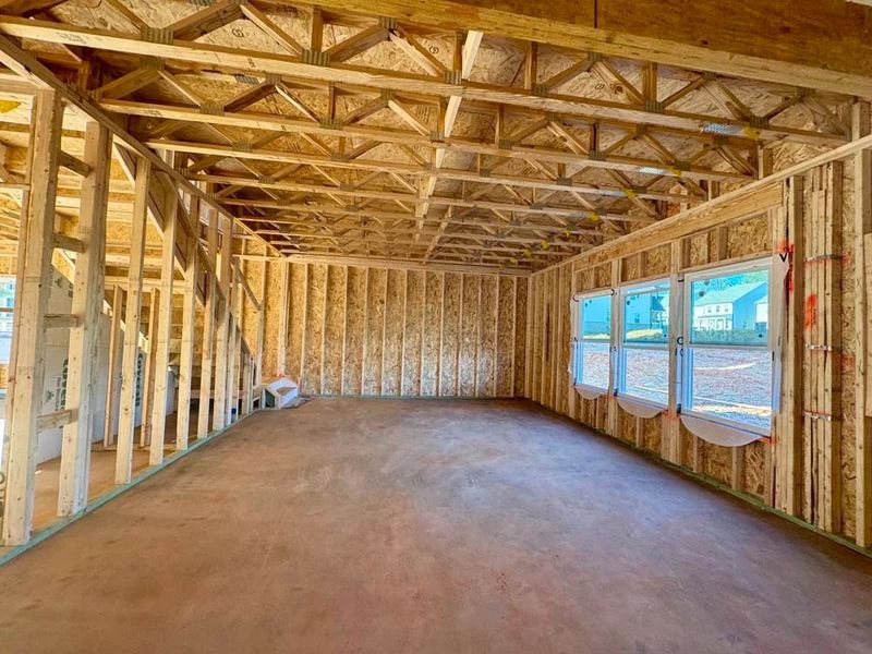 Family Room Construction Progress