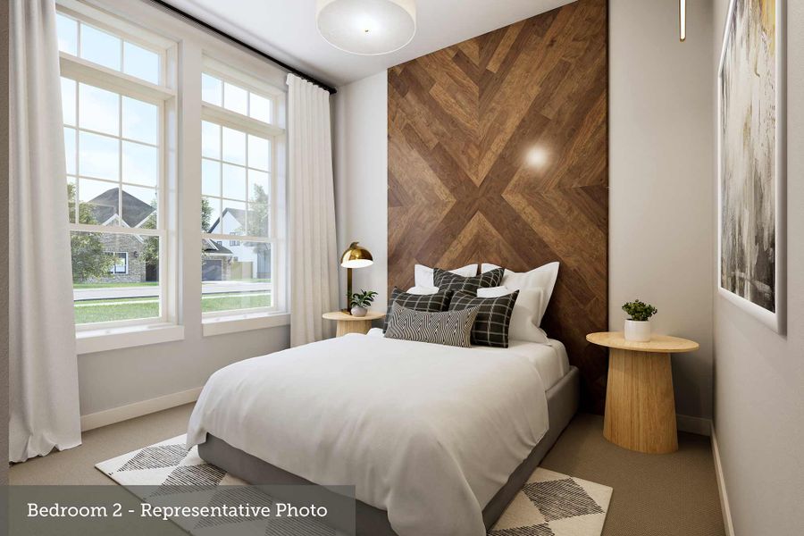 Furnished interior view inside a new home in Ridgeline, McKinney (Image 10).