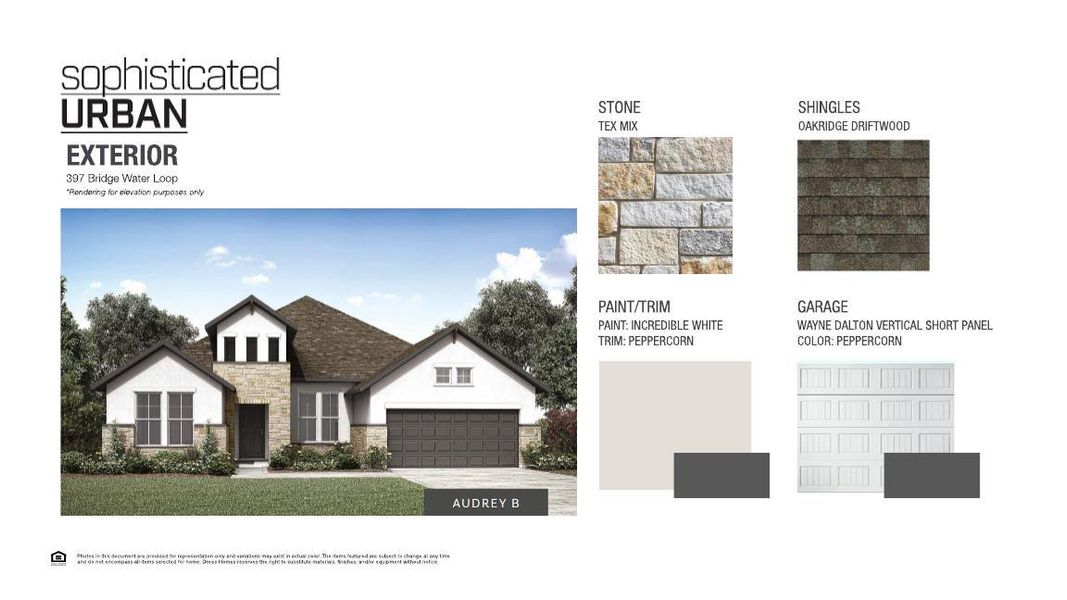 Sample of building materials used in homes in Caliterra - 80', Dripping Springs (Image 7).