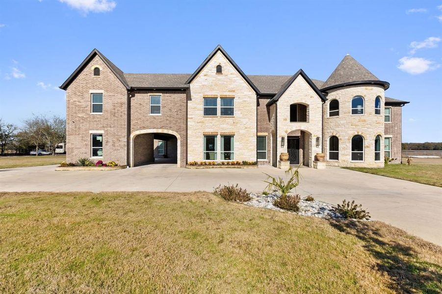 Front exterior of a new home in , Royse City, TX, highlighting curb appeal (Image 24).