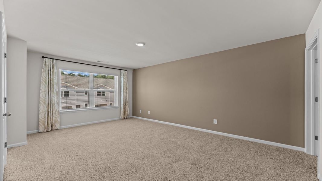 Representative unfurnished interior of a home built from the PEARSON II by D.R. Horton in Clock Road Townhomes, New Bern (Image 28). Representative unfurnished interior of a home built from the PEARSON II by D.R. Horton in Clock Road Townhomes, New Bern (Image 28).