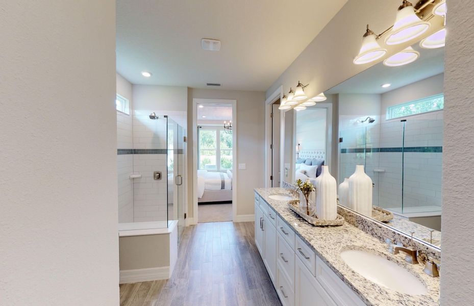 Owner's Bathroom with Dual Sinks