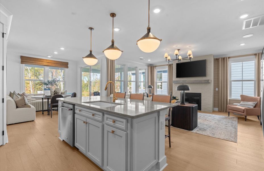 Representative furnished interior of a home built from the Mystique by Del Webb in Del Webb Greenville, Greenville (Image 6).