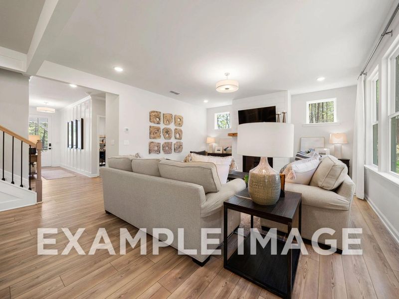 Representative furnished interior of a home built from the The Hickory B by Davidson Homes LLC in Melody Lakeside Estates, Buford (Image 15).