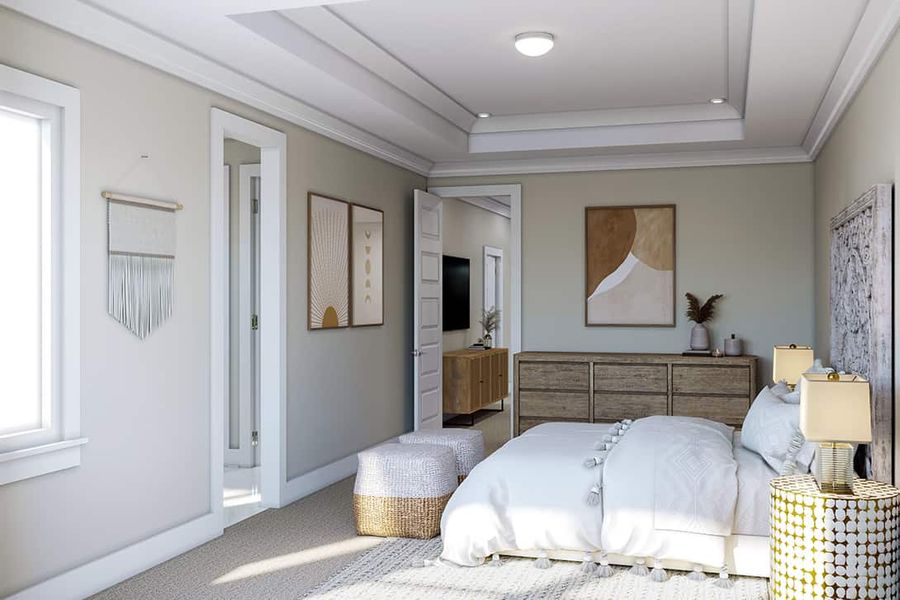 Representative furnished interior of a home built from the Wilson by Tri Pointe Homes in Townes at Chatham Park, Pittsboro (Image 9). Representative furnished interior of a home built from the Wilson by Tri Pointe Homes in Townes at Chatham Park, Pittsboro (Image 9).