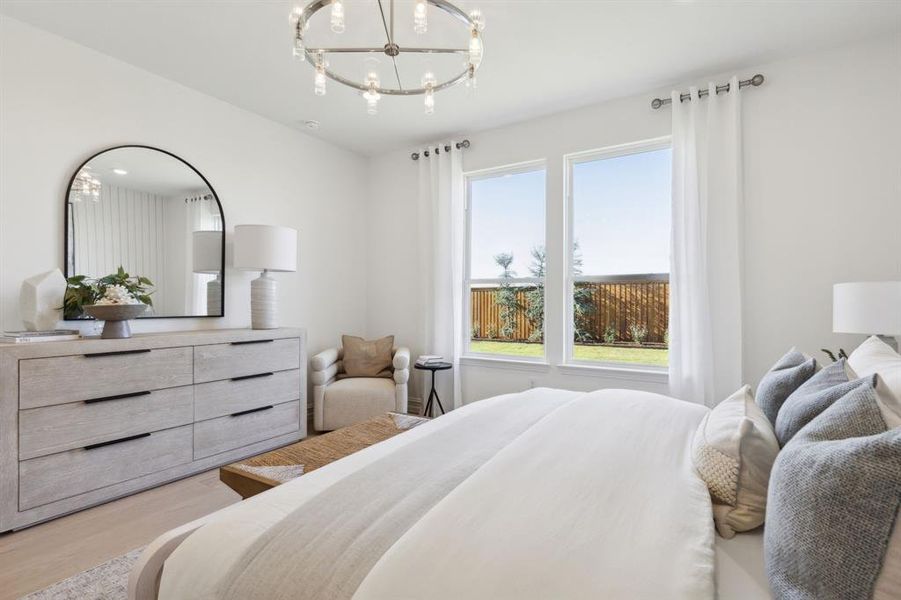 *Model Representation - Spacious owner's suite
