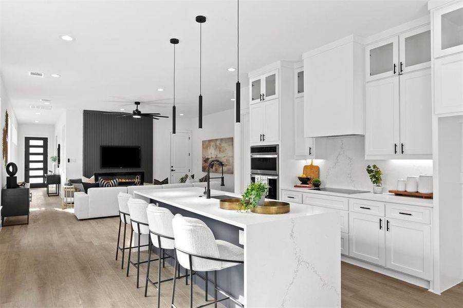 Furnished interior view inside a new home in , Irving (Image 16).