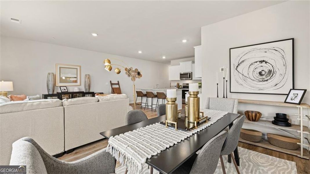 Furnished interior view inside a new home in Echo Glen, Stockbridge (Image 14).