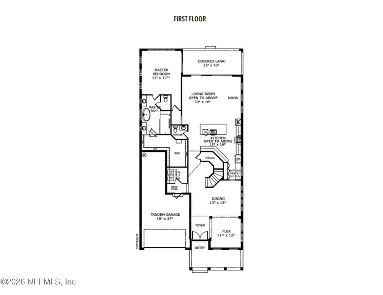 2D floor plan layout of this home in , Palm Coast, FL (Image 3). 2D floor plan layout of this home in , Palm Coast, FL (Image 3).
