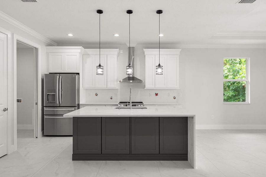 Furnished interior view inside a new home in , Stuart (Image 8). Furnished interior view inside a new home in , Stuart (Image 8).