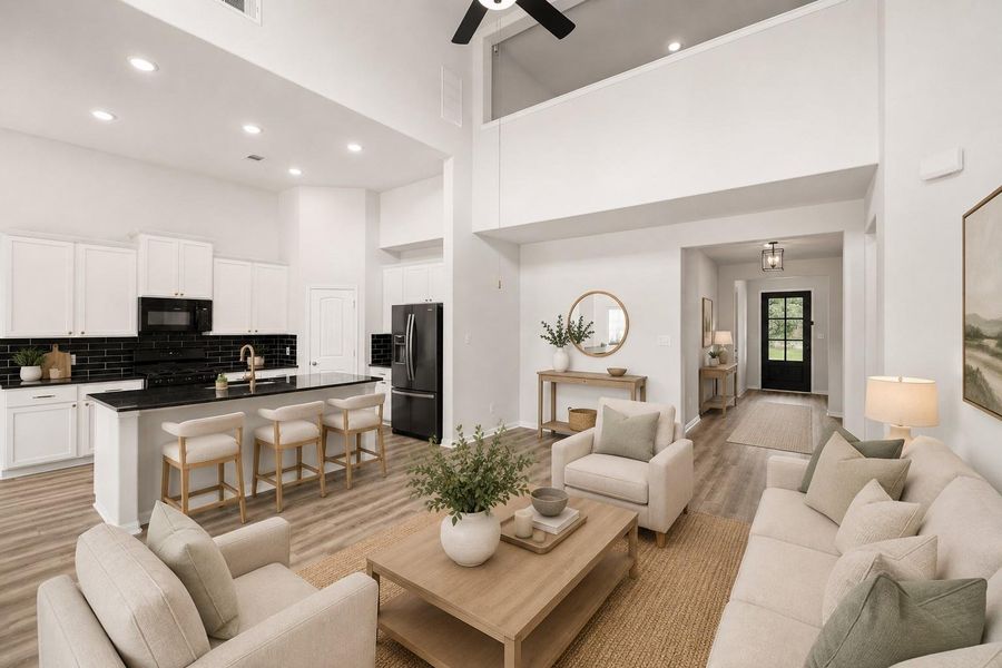 Another view of this amazing layout - the Reagan Floor Plan - which is no longer being built by this builder, making this one even more special! *Virtually staged