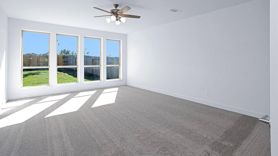 Spacious, unfurnished interior of a new home in Evergreen 70', Conroe (Image 11). Spacious, unfurnished interior of a new home in Evergreen 70', Conroe (Image 11).