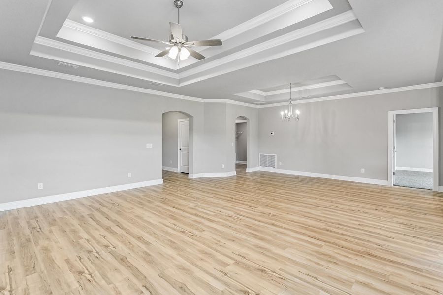 Representative unfurnished interior of a home built from the The Liberty by Herbst Homes in Prosperity Point, Milton (Image 95).