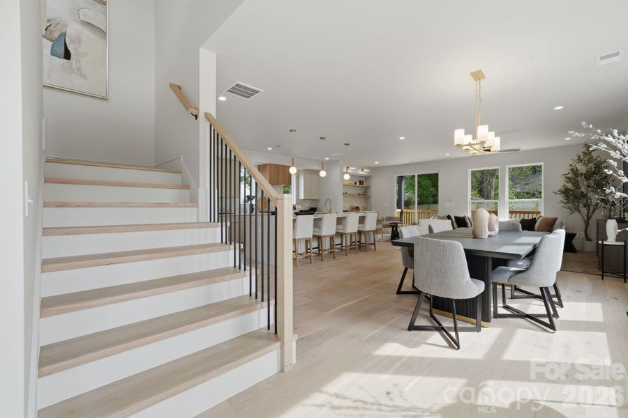 Furnished interior view inside a new home in , Charlotte (Image 12).