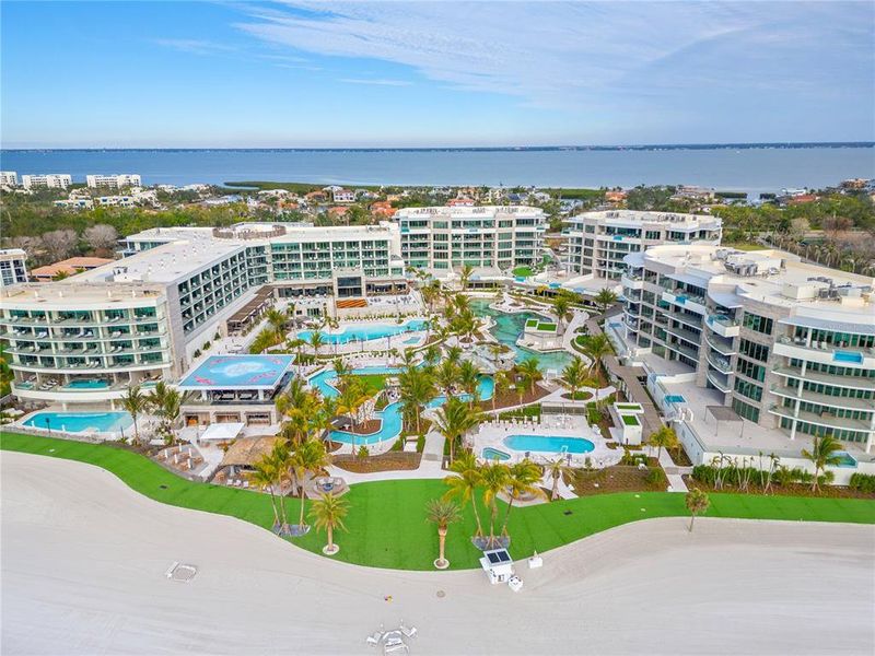 Front exterior of a new home in , Longboat Key, FL, highlighting curb appeal (Image 2). Front exterior of a new home in , Longboat Key, FL, highlighting curb appeal (Image 2).
