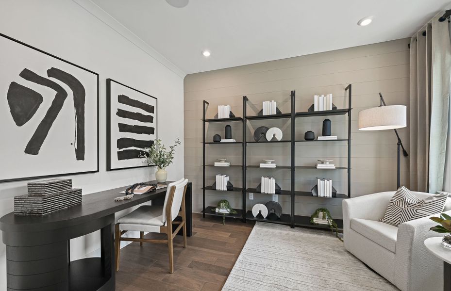 Furnished interior view inside a new home in Briar Creek, Atlanta (Image 6).