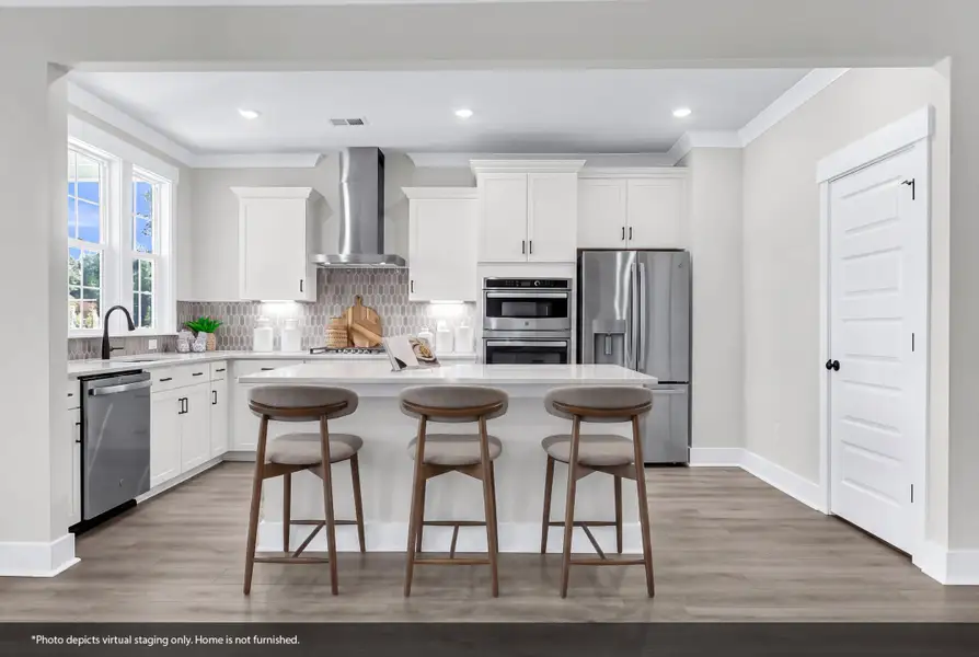 Furnished interior view inside a new home in Pineland Preserve, Summerville (Image 7).