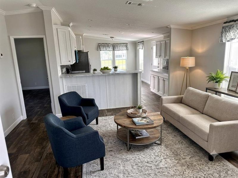 Furnished interior view inside a new home in , Zellwood (Image 1). Furnished interior view inside a new home in , Zellwood (Image 1).