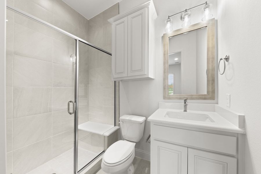 Furnished interior view inside a new home in Nelson Lake Estates, Rockwall (Image 14).