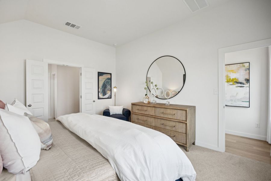 Primary Suite in the Diamond home plan by Trophy Signature Homes – REPRESENTATIVE PHOTO Primary Suite in the Diamond home plan by Trophy Signature Homes – REPRESENTATIVE PHOTO