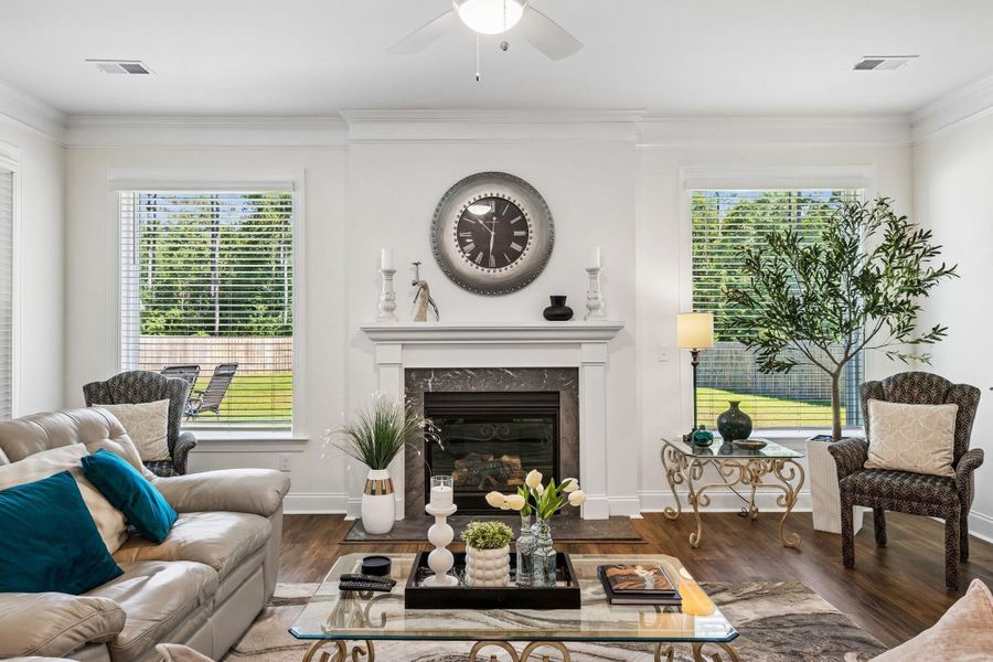 Furnished interior view inside a new home in , Huger (Image 11).