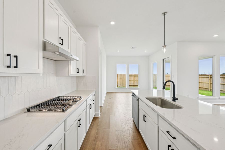 Representative furnished interior of a home built from the Hollis by Risewell Homes in Winfrey Estates, Tomball (Image 7). Representative furnished interior of a home built from the Hollis by Risewell Homes in Winfrey Estates, Tomball (Image 7).