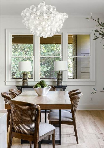Furnished interior view inside a new home in , Marietta (Image 16).