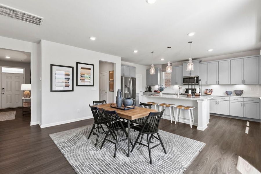 Furnished interior in a model home at Wynswept in Maiden (Image 25). Furnished interior in a model home at Wynswept in Maiden (Image 25).