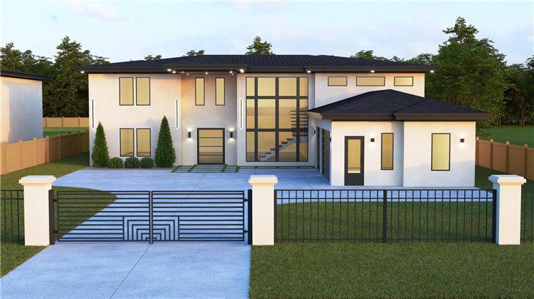 Front exterior of a new home in , Grayson, GA, highlighting curb appeal (Image 2).