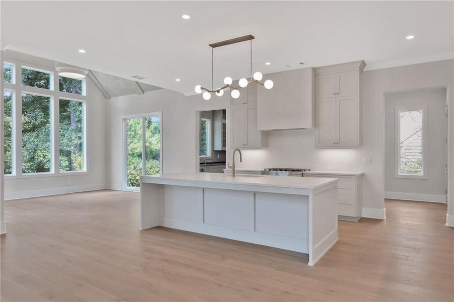 Furnished interior view inside a new home in , Atlanta (Image 6).
