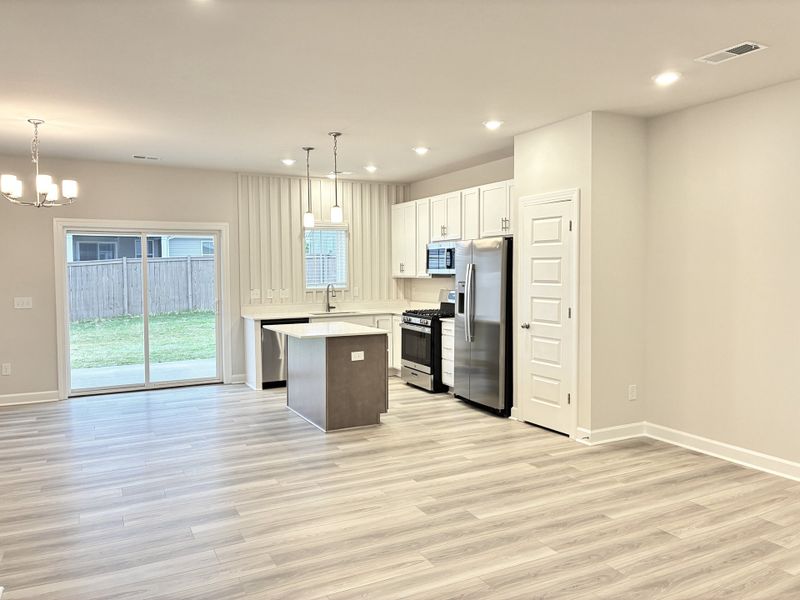 Furnished interior view inside a new home in Reidville Town Center, Reidville (Image 4). Furnished interior view inside a new home in Reidville Town Center, Reidville (Image 4).