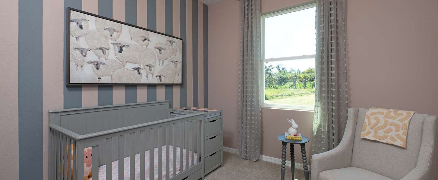 Representative furnished interior of a home built from the Plant by Ashton Woods in Oakfield Trails Traditional, Parrish (Image 10).