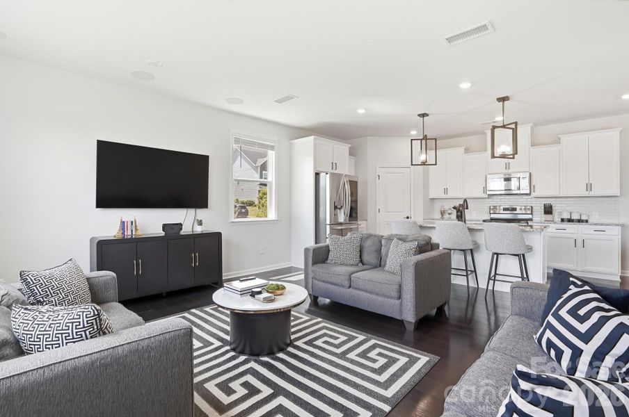 Furnished interior view inside a new home in , Charlotte (Image 19).