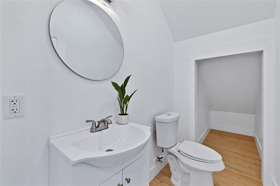 half bathroom/downstairs