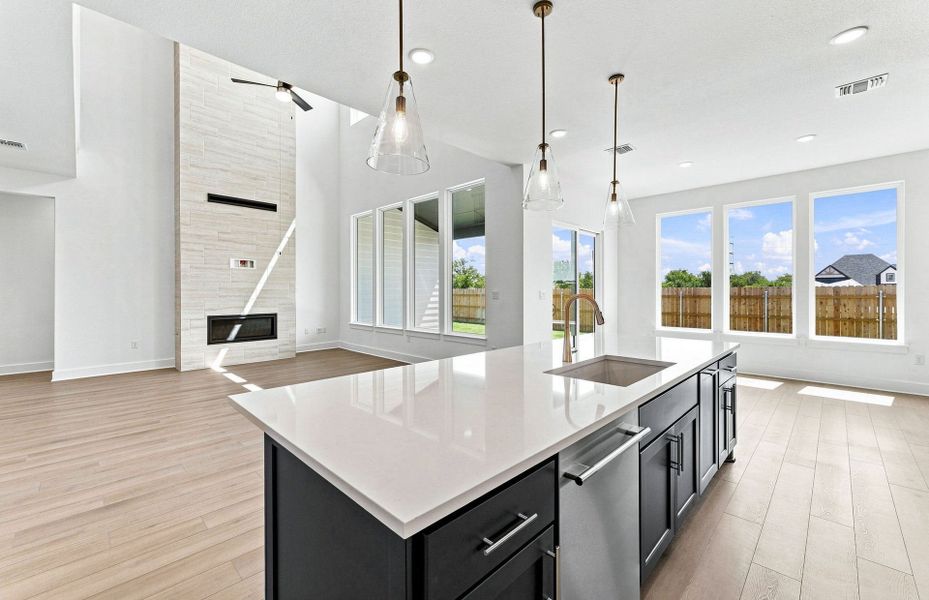 Furnished interior view inside a new home in Kuempel Estates, Pflugerville (Image 13).