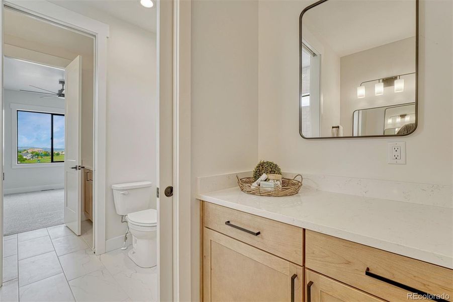 Furnished interior view inside a new home in , Colorado Springs (Image 9).