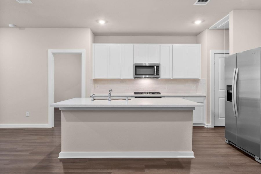 Furnished interior view inside a new home in Westridge Cove 50', Panorama Village (Image 6).