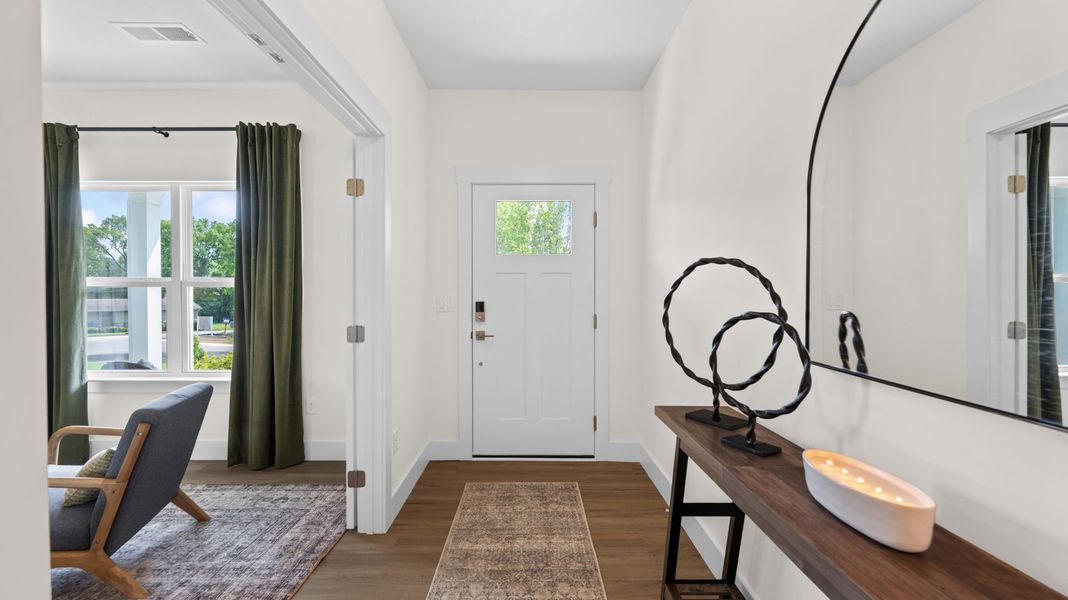 Furnished interior view inside a new home in Lone Oaks Farm, Cleveland (Image 6).