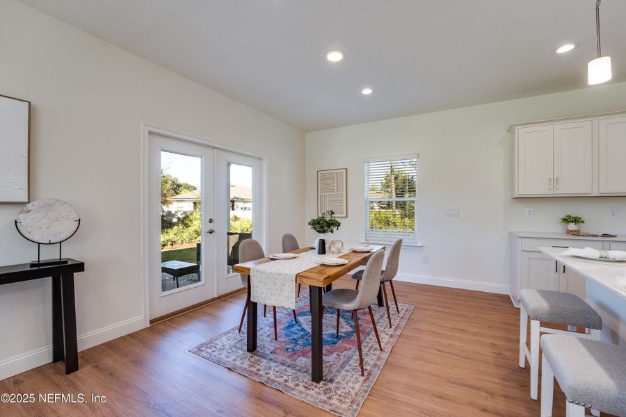 Furnished interior view inside a new home in , Jacksonville (Image 8).
